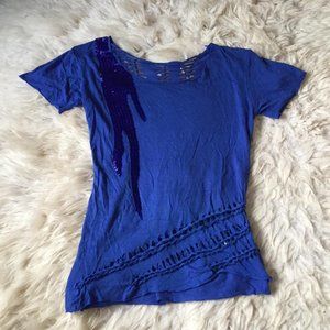 Religion Women's Blue T-shirt